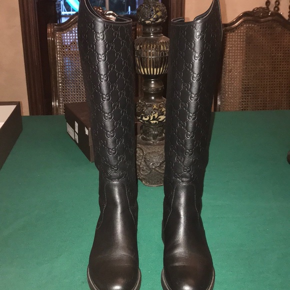 Gucci Guccussima Maud Riding Boots - Picture 3 of 8